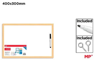 Tablica suchościeralna biała 40x30cm