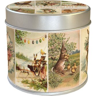 Vonná svíčka v plechové dóze Easter Collage