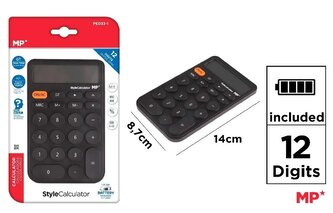 Kalkulator 8,7x14cm czarny