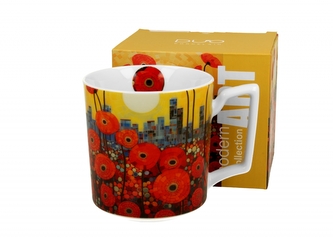 Porcelánový hrnek - vlčí máky, 450 ml Porcelánový hrnek - vlčí máky, 450 ml
