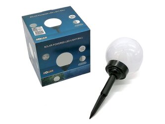 Lampa ogrodowa solarna okrągła