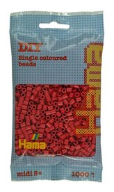 Třešňově červené korálky 1.000ks MIDI