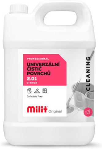 Milit univerzální čistič, citron, 5 l