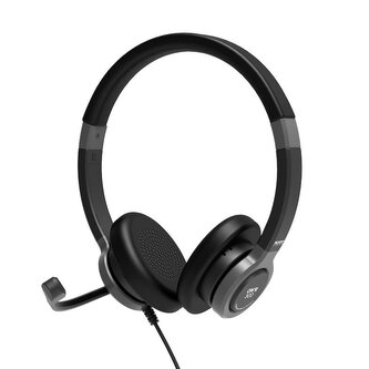 PORT CONNECT ON'R 300 Stereo headset ACTIVE OFFICE s mikrofonem USB-A/USB-C, černá PORT CONNECT ON'R 300 Stereo headset ACTIVE OFFICE s mikrofonem USB-A/USB-C, černá