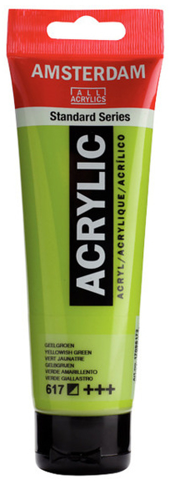 Farba akrylowa nr 617 yellow.green 120ml, Amsterdam