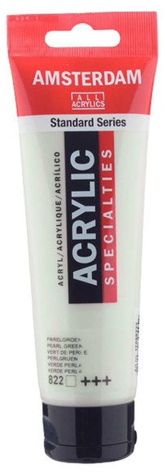 Farba akrylowa nr 822 perłowa zieleń 120ml, Amsterdam
