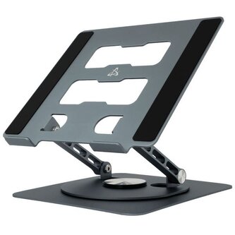 SBOX stojan na notebook 17,3'', 360° rotace, šedá (CP-32)
