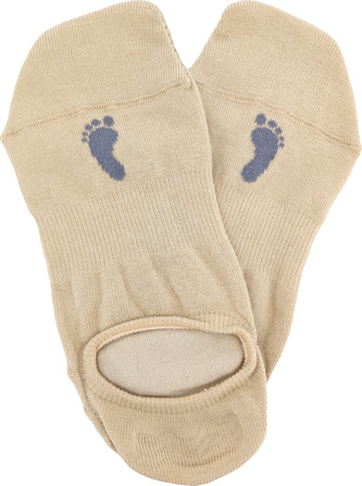 VoXX® ponožky Barefoot sneaker béžová 43-46 (29-31) 3 páry