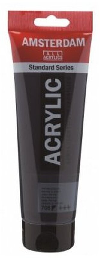 Farba akrylowa nr 708 paynes grey (ciemny grafit) 120ml, Amsterdam
