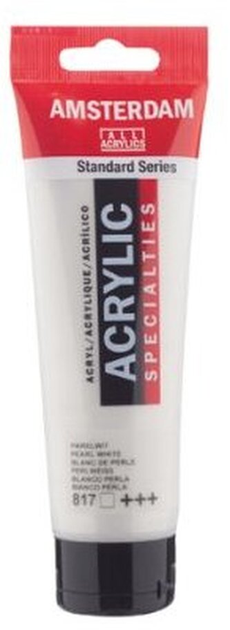 Farba akrylowa nr 817 perłowa biel 120ml, Amsterdam