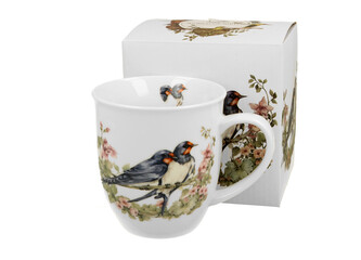 Kubek 400 ml Ptasi Świat JASKÓŁKI