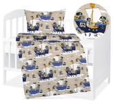 Dětské povlečení bavlna Agáta - Námořník modrá - 90x135, 45x60 cm