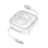 Datový kabel 3v1 HOCO U140 USB A na USB C, Micro USB, Ligtning, délka 0,95m, barva bílá