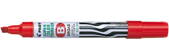 Marker permanentny B czerw. napełnialny, Pilot