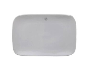 podnos 28x18cm, oblé rohy, 2.jakost, bílý porcelán