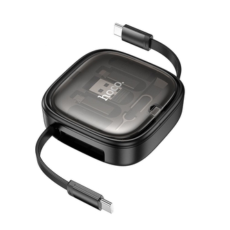 Datový kabel 3v1 HOCO U140 USB A na USB C, Micro USB, Ligtning, délka 0,95m, barva černá