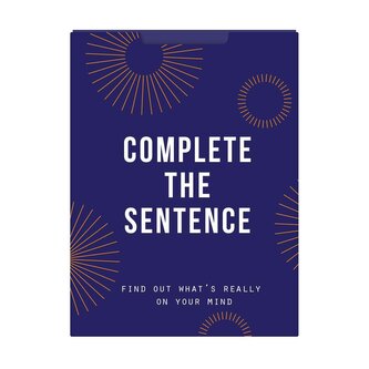 Complete the Sentence