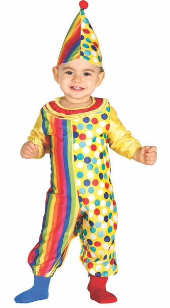 Baby klaun dětský kostým 2 - 3 roky