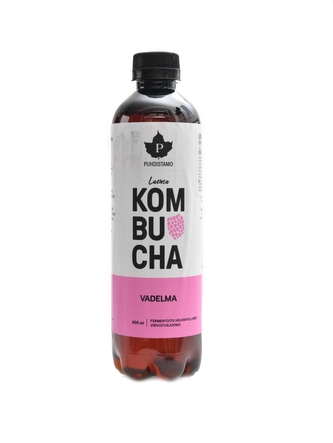 Puhdistamo - Kombucha BIO 370ml raspberry