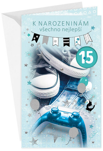 Karnet okolicznościowy Urodziny 11-18 176042, Argus