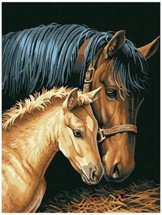 Numeromalowanie Classic 30x40 Macierzyńska troska, iPicasso