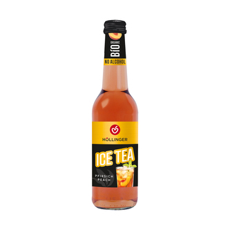 Drink nealkoholický Ice Tea Broskev 330 ml BIO   HOLLINGER