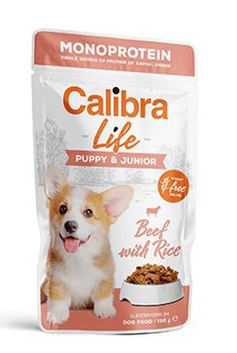 Calibra Dog Life kapsa Puppy&Junior Beef 150g