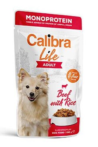 Calibra Dog Life kapsa Adult Beef 150g