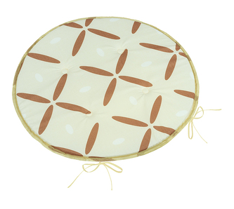 Sedák Adéla kulatý hladký - Křížky hnědé - průměr 40 cm