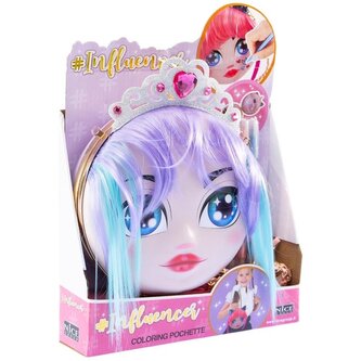 Torebka na ramię fioletowa