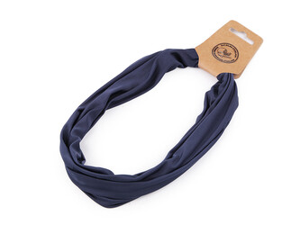 Dámská sportovní čelenka - 1 ks - 10 modrá tmavá