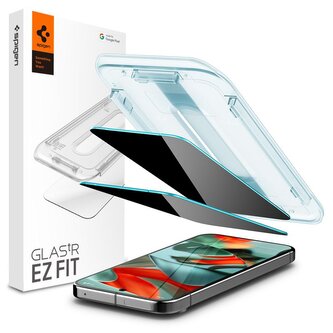 Spigen Glass tR EZ Fit (Privacy) 2 Pack - Google Pixel 9 Pro XL