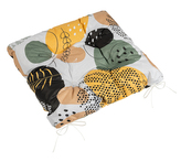 Sedák Adéla prošívaný - Oblázky béžová - 40x40 cm prošívaný