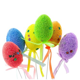 Jajka wielkanocne na druciku (6szt)