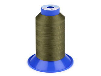 Nitě elastické Sabaflex 120; 1500 m - 5 ks - 420 zelená khaki stř. Nitě elastické Sabaflex 120; 1500 m - 5 ks - 420 zelená khaki stř.