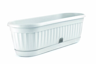 Gardino, Truhlík MEDITERAN 32 x 11,5 x výška 8,5 cm, bílá