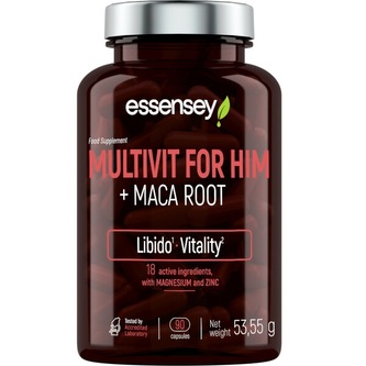 MULTIVITAMÍN PRO MUŽE S MACA 90 KAPSLÍ ESSENSEY
