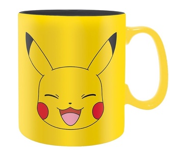 Keramický hrnek Pokémon|Pikachu: Drzý, ale roztomilý obličej (objem 460 ml)