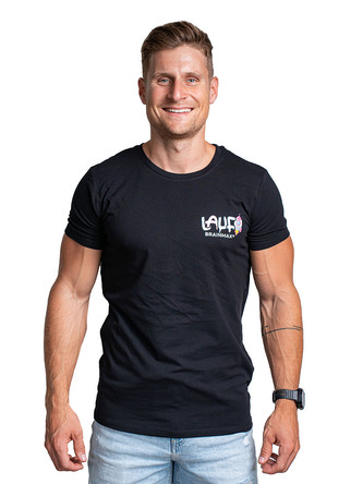 Triko BrainMax LAUF pánské, černé