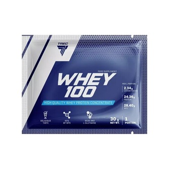 WHEY 100 30G SLANÝ KARAMEL TREC NUTRITION