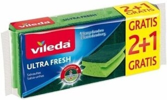 Vileda Ultra Fresh houbička vysoká 2+1 ks