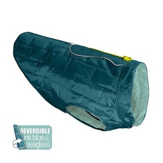 Kurgo® Loft Nepromokavá bunda pro psy Ink Blue/Seaglass XL