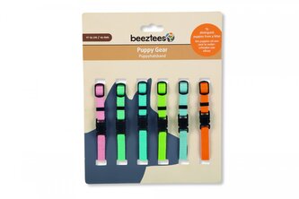 Beeztees Obojek pro štěňata 6ks 17-25cm x 10mm Beeztees Obojek pro štěňata 6ks 17-25cm x 10mm