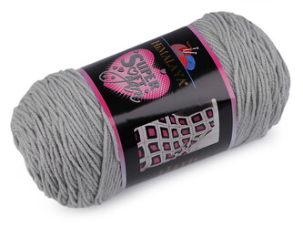 Pletací příze Super Soft Yarn 200 g - 1 ks - 8 (80803) šedá světlá