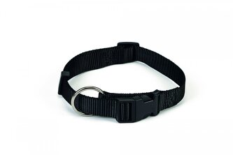 Beeztees Obojek pro psy nylonový černý 40-60cm x 25mm Beeztees Obojek pro psy nylonový černý 40-60cm x 25mm