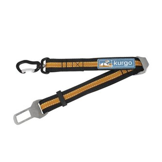 Kurgo® Direct to Seat Belt Swivel Tether Bezpečnostní autopás pro psy s upínacím mechanismem oranžový