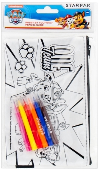 Piórnik-saszetka do malowania Paw Patrol, Starpak