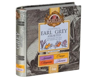 BASILUR Earl Grey Book Assorted plech 32x2g BASILUR Earl Grey Book Assorted plech 32x2g