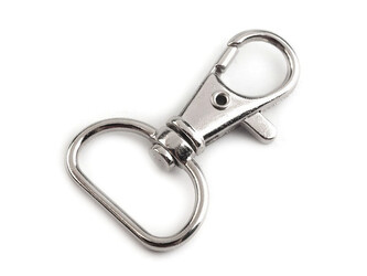 Kovová karabina s obrtlíkem průvlek 18 mm - 20 ks - 1 nikl