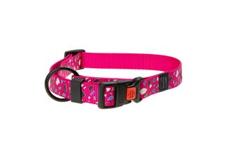 Karlie Obojek ASP Mix&Match růžový motiv CHIP velikost M 40-55cm 20mm